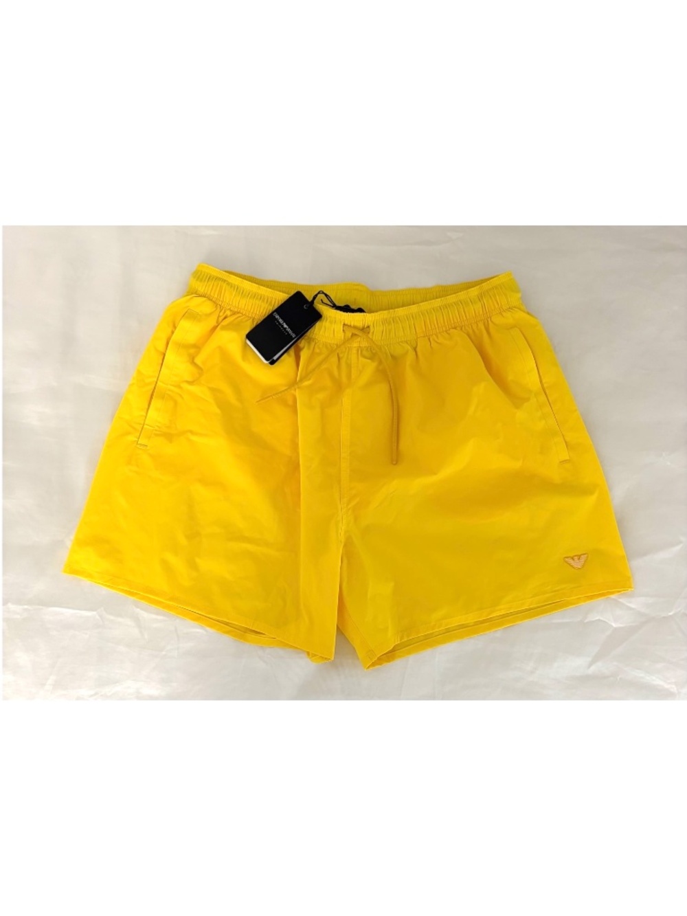 EMPORIO ARMANI Men's Swim Shorts Yellow (XL: 34-36 Waist) (NEW) $225 MSRP